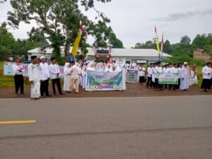 Pawai 1 Muharram di Kecamatan Larompong Selatan, LDII Warnai dengan Aksi Nyata