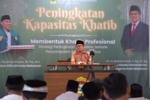LDII Makassar Gelar Pelatihan Khatib, Kepala Kemenag Nilai Strategis untuk Dakwah Moderat