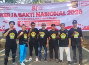 LDII Pannampu Ikut Kerja Bakti di TMP Panaikang, Sambut HUT ke-81 RI dengan Merawat Jejak Perjuangan