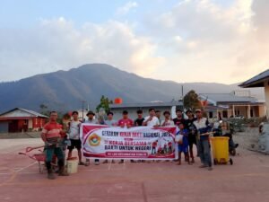 Sambut HUT ke-81 RI, PC LDII Towuti Gelar Kerja Bakti Nasional di Desa Langkea Raya