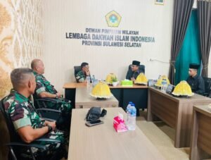 Terima Audiensi Kabintaljarahdam XIV/Hasanuddin, LDII Sulsel Bahas Kolaborasi Keagamaan dan Kemasyarakatan