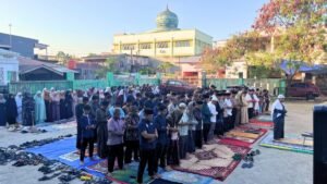 Wujud Ikhtiar Hadapi Kemarau, LDII Kecamatan Tamalate Gelar Shalat Istisqa Bersama Pemerintah